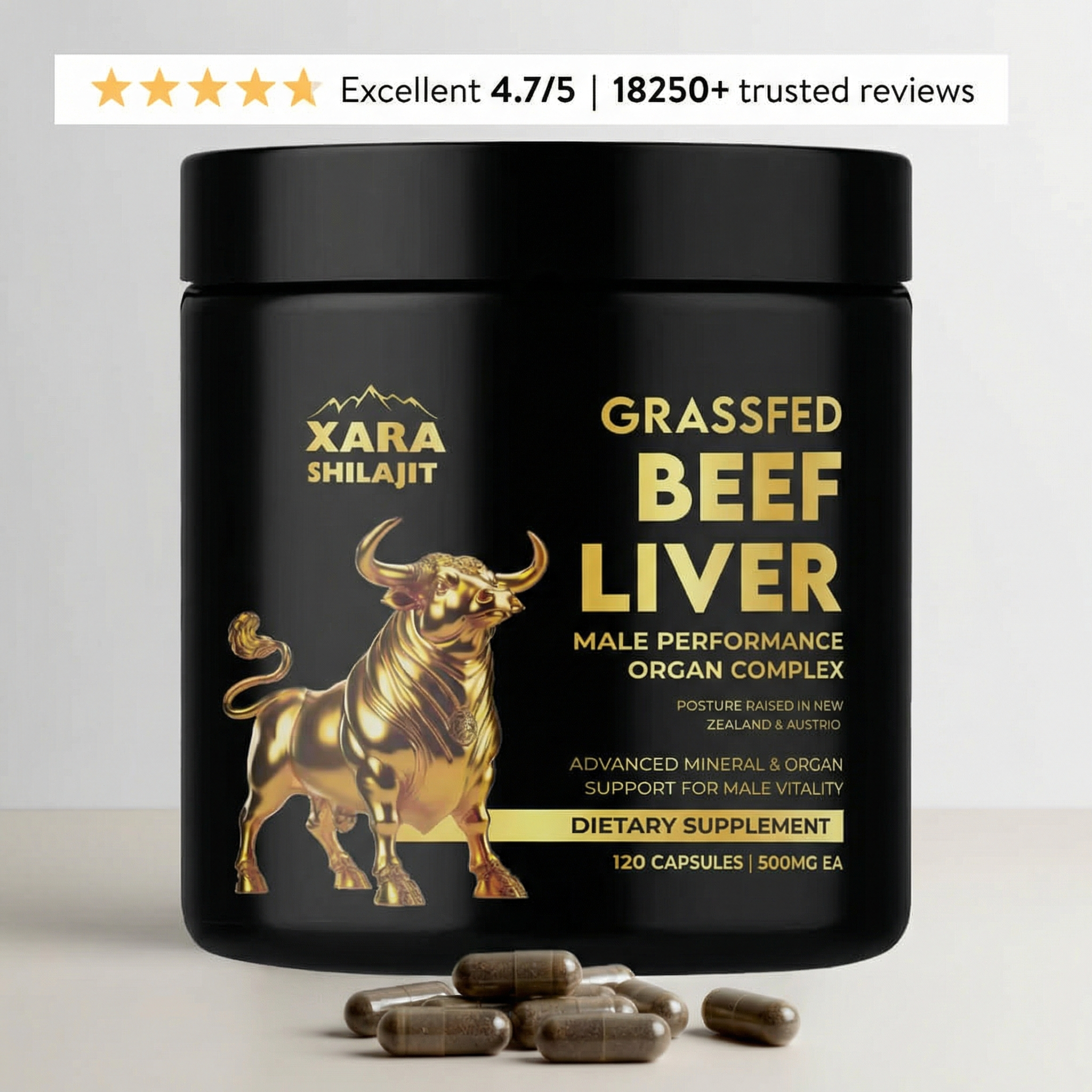 XARA SHILAJIT® Beef Liver